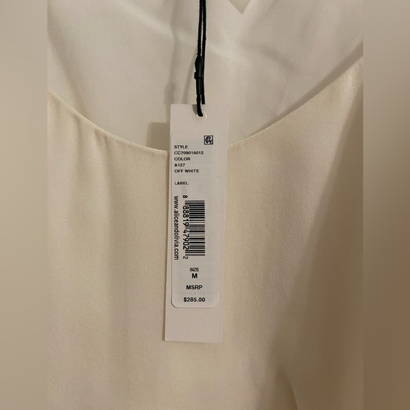 Women's Vince Off White Bloue Cami Top Sise Medium New with tags - Picture 15 of 16